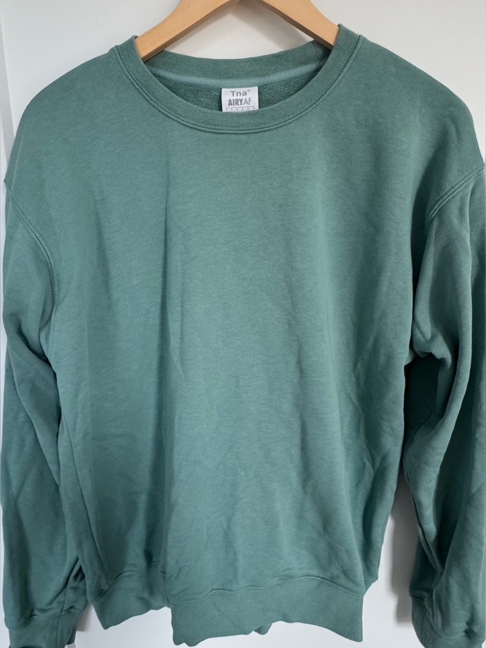 Aritiza Crewneck lightweight Sweatshirt - Green